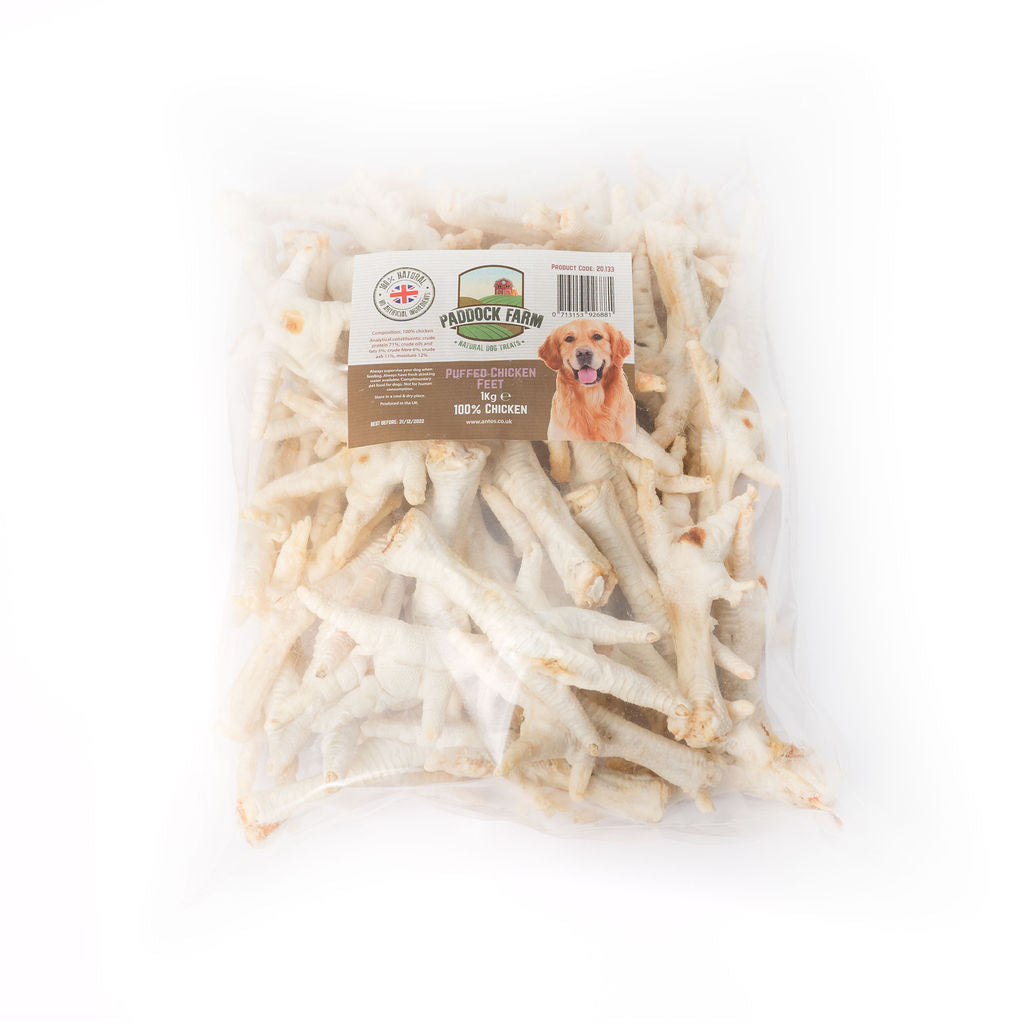 Chicken Feet Puffed 1kg