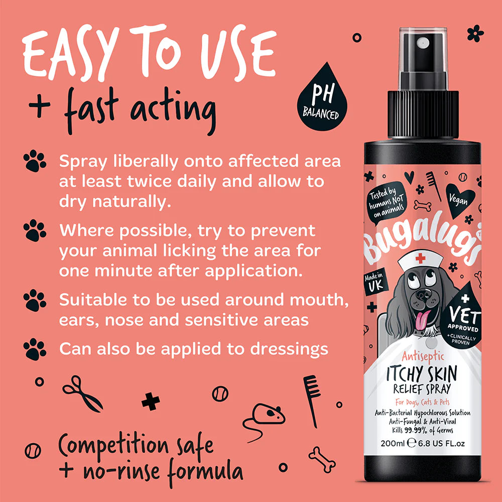 Bugalugs™ Antiseptic Itchy Skin Relief Spray