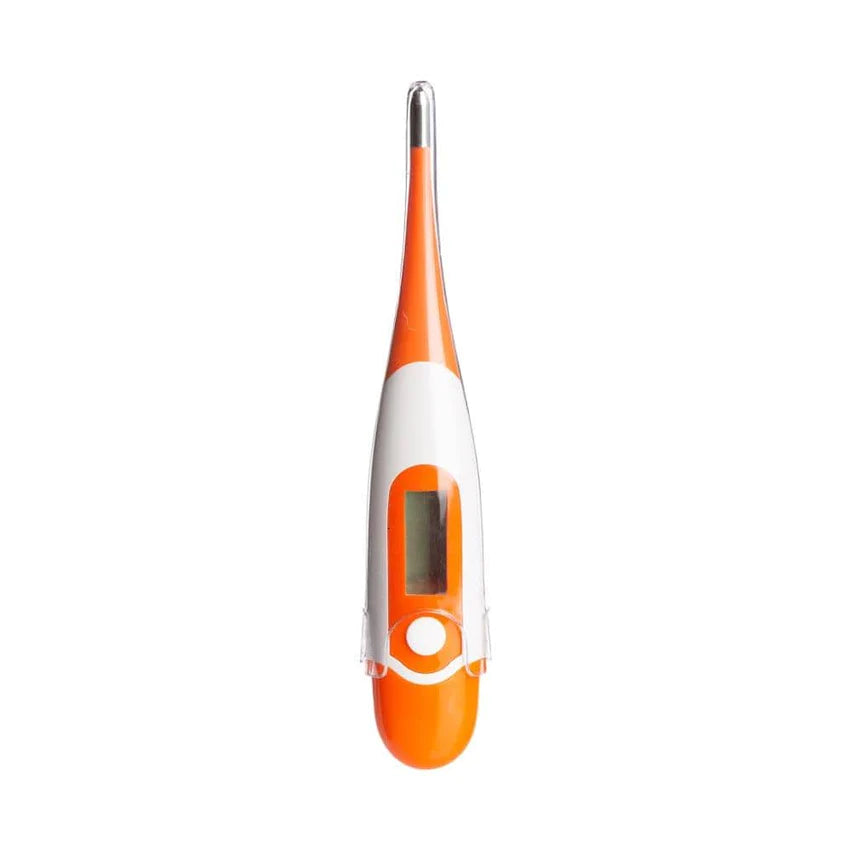 Digital thermometer with flexible tip