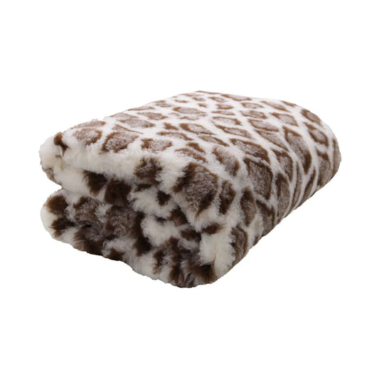 Leopard print vet bedding by ProFleece