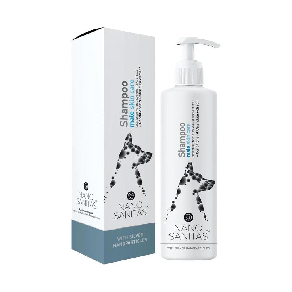 Male dog Skin Care shampoo by NanoSanitas™