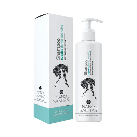 Gentle cleansing puppy shampoo by NanoSanitas™